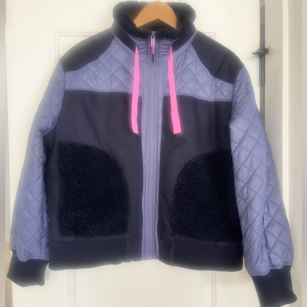 NWT BASS OUTDOOR Women's Quilted-Trim Zip Bomber Jacket